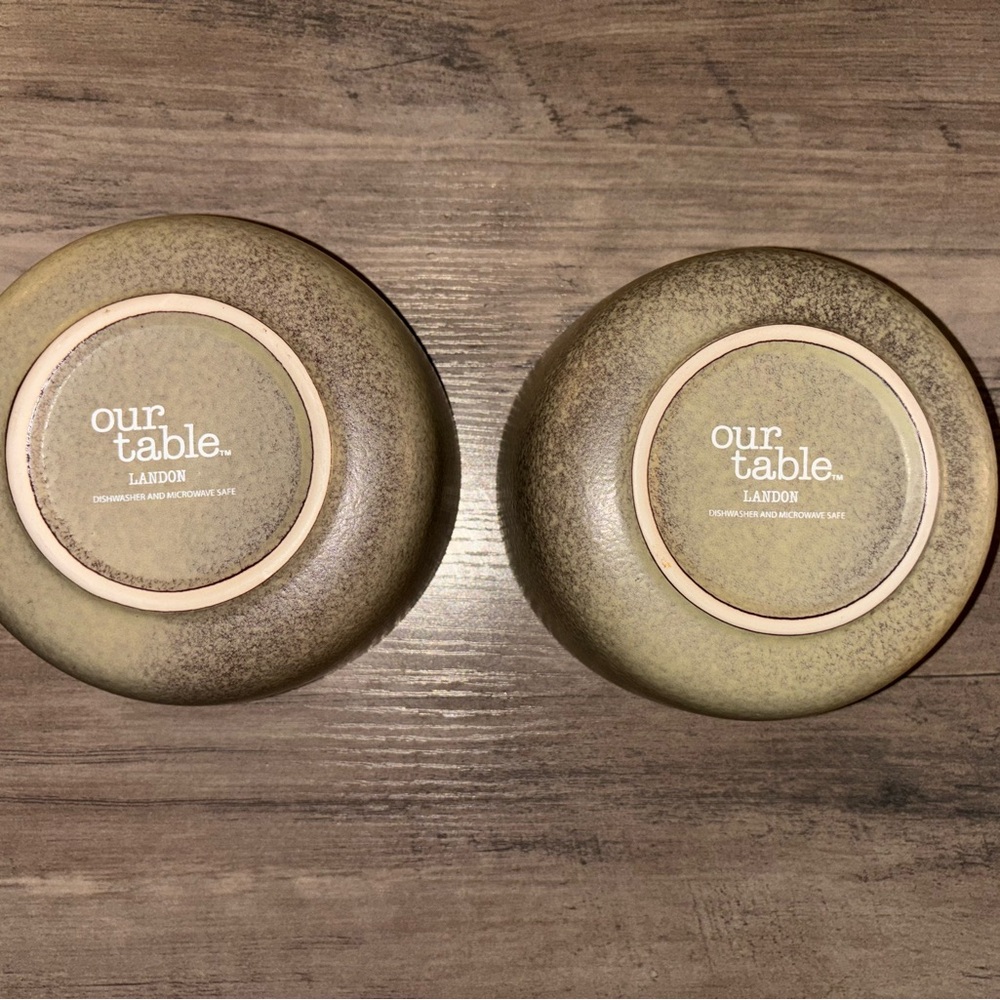 Rustic Ceramic Bowls Set - Picture 2 of 2